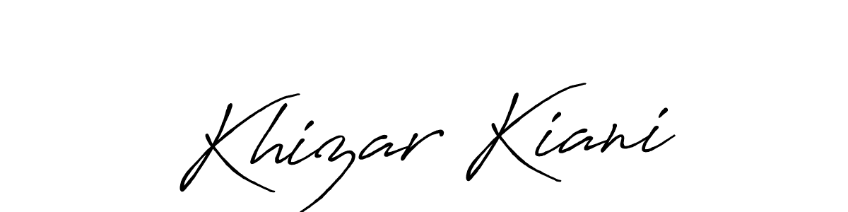 It looks lik you need a new signature style for name Khizar Kiani. Design unique handwritten (Antro_Vectra_Bolder) signature with our free signature maker in just a few clicks. Khizar Kiani signature style 7 images and pictures png