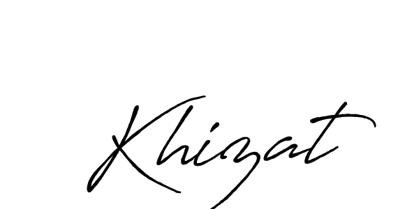 You should practise on your own different ways (Antro_Vectra_Bolder) to write your name (Khizat) in signature. don't let someone else do it for you. Khizat signature style 7 images and pictures png