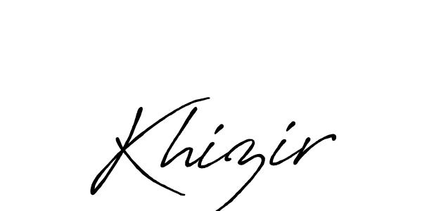 Once you've used our free online signature maker to create your best signature Antro_Vectra_Bolder style, it's time to enjoy all of the benefits that Khizir name signing documents. Khizir signature style 7 images and pictures png