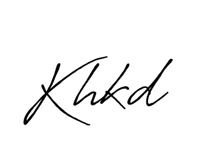 How to make Khkd name signature. Use Antro_Vectra_Bolder style for creating short signs online. This is the latest handwritten sign. Khkd signature style 7 images and pictures png