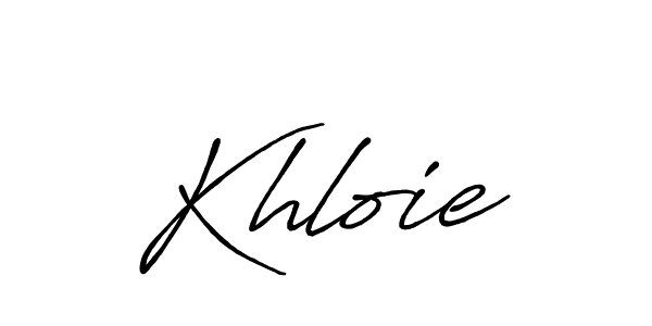 Also You can easily find your signature by using the search form. We will create Khloie name handwritten signature images for you free of cost using Antro_Vectra_Bolder sign style. Khloie signature style 7 images and pictures png