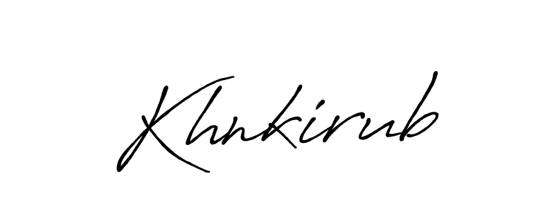 if you are searching for the best signature style for your name Khnkirub. so please give up your signature search. here we have designed multiple signature styles  using Antro_Vectra_Bolder. Khnkirub signature style 7 images and pictures png