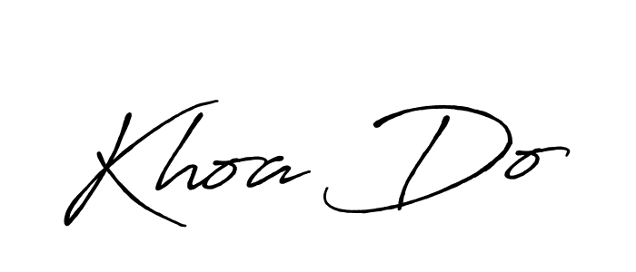 Antro_Vectra_Bolder is a professional signature style that is perfect for those who want to add a touch of class to their signature. It is also a great choice for those who want to make their signature more unique. Get Khoa Do name to fancy signature for free. Khoa Do signature style 7 images and pictures png