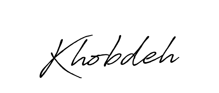 It looks lik you need a new signature style for name Khobdeh. Design unique handwritten (Antro_Vectra_Bolder) signature with our free signature maker in just a few clicks. Khobdeh signature style 7 images and pictures png