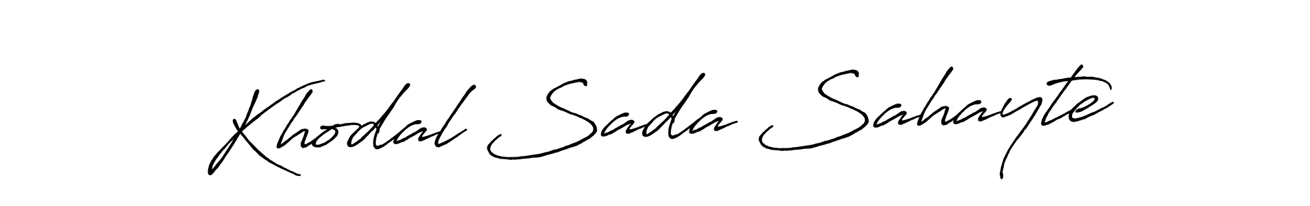 How to make Khodal Sada Sahayte signature? Antro_Vectra_Bolder is a professional autograph style. Create handwritten signature for Khodal Sada Sahayte name. Khodal Sada Sahayte signature style 7 images and pictures png