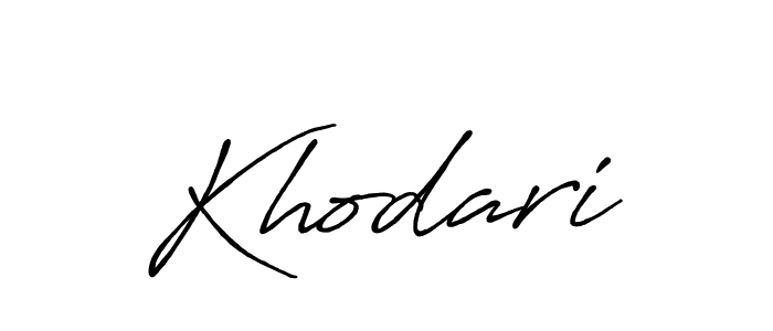 if you are searching for the best signature style for your name Khodari. so please give up your signature search. here we have designed multiple signature styles  using Antro_Vectra_Bolder. Khodari signature style 7 images and pictures png