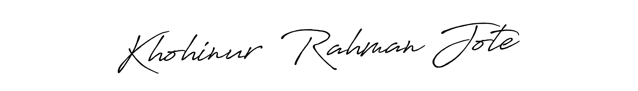 You can use this online signature creator to create a handwritten signature for the name Khohinur  Rahman Jote. This is the best online autograph maker. Khohinur  Rahman Jote signature style 7 images and pictures png