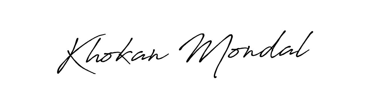 Similarly Antro_Vectra_Bolder is the best handwritten signature design. Signature creator online .You can use it as an online autograph creator for name Khokan Mondal. Khokan Mondal signature style 7 images and pictures png