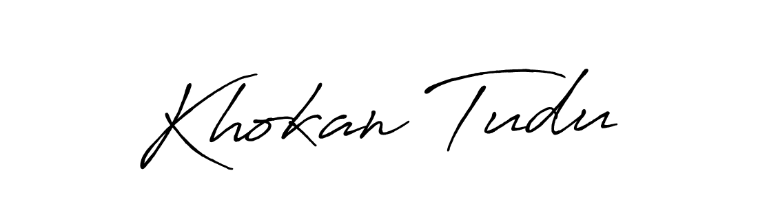 It looks lik you need a new signature style for name Khokan Tudu. Design unique handwritten (Antro_Vectra_Bolder) signature with our free signature maker in just a few clicks. Khokan Tudu signature style 7 images and pictures png