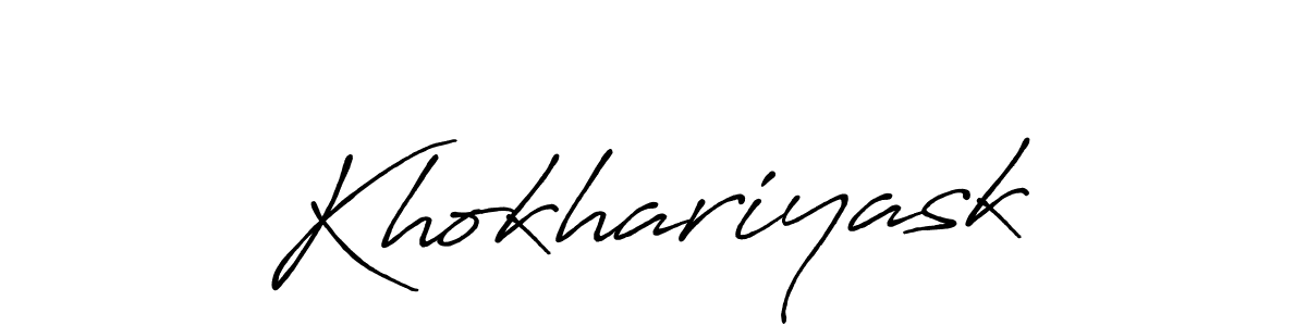 Make a short Khokhariyask signature style. Manage your documents anywhere anytime using Antro_Vectra_Bolder. Create and add eSignatures, submit forms, share and send files easily. Khokhariyask signature style 7 images and pictures png