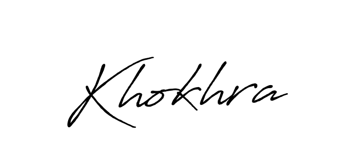 Once you've used our free online signature maker to create your best signature Antro_Vectra_Bolder style, it's time to enjoy all of the benefits that Khokhra name signing documents. Khokhra signature style 7 images and pictures png