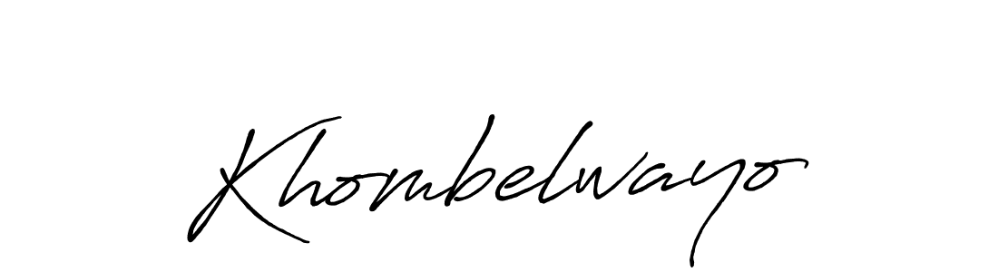 Make a beautiful signature design for name Khombelwayo. Use this online signature maker to create a handwritten signature for free. Khombelwayo signature style 7 images and pictures png