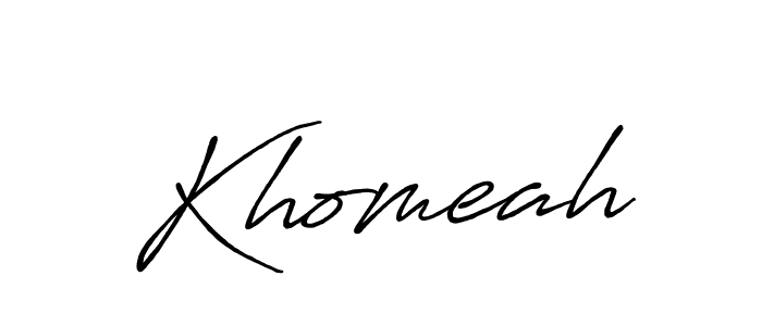 Also we have Khomeah name is the best signature style. Create professional handwritten signature collection using Antro_Vectra_Bolder autograph style. Khomeah signature style 7 images and pictures png