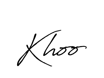 You should practise on your own different ways (Antro_Vectra_Bolder) to write your name (Khoo) in signature. don't let someone else do it for you. Khoo signature style 7 images and pictures png