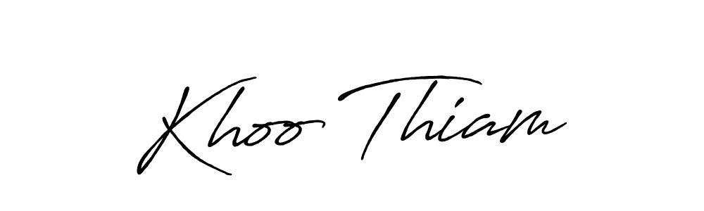 Also You can easily find your signature by using the search form. We will create Khoo Thiam name handwritten signature images for you free of cost using Antro_Vectra_Bolder sign style. Khoo Thiam signature style 7 images and pictures png