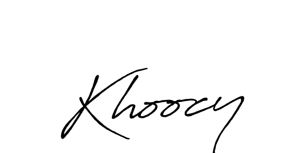 Khoocy stylish signature style. Best Handwritten Sign (Antro_Vectra_Bolder) for my name. Handwritten Signature Collection Ideas for my name Khoocy. Khoocy signature style 7 images and pictures png