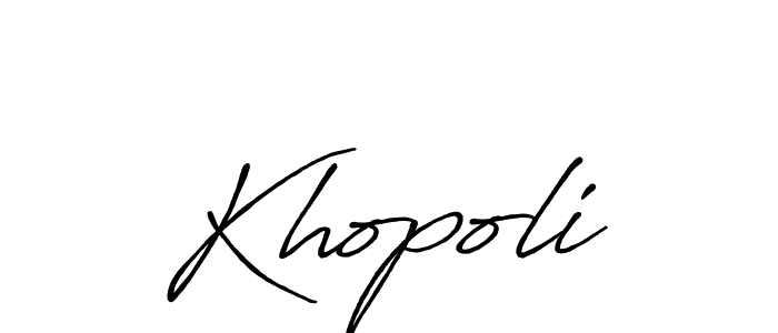 How to Draw Khopoli signature style? Antro_Vectra_Bolder is a latest design signature styles for name Khopoli. Khopoli signature style 7 images and pictures png