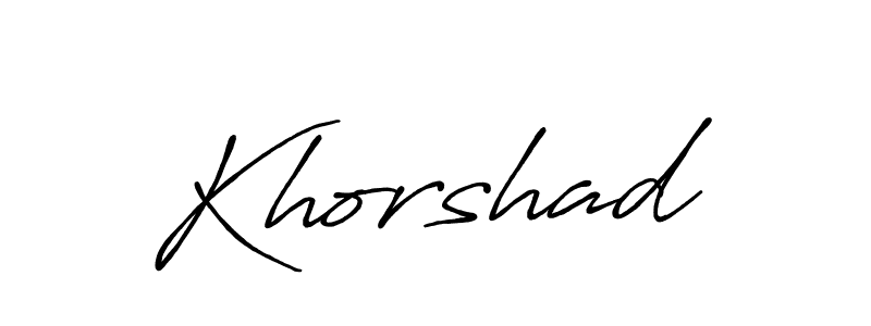 Once you've used our free online signature maker to create your best signature Antro_Vectra_Bolder style, it's time to enjoy all of the benefits that Khorshad name signing documents. Khorshad signature style 7 images and pictures png