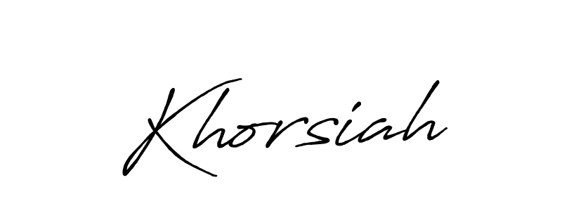 You should practise on your own different ways (Antro_Vectra_Bolder) to write your name (Khorsiah) in signature. don't let someone else do it for you. Khorsiah signature style 7 images and pictures png