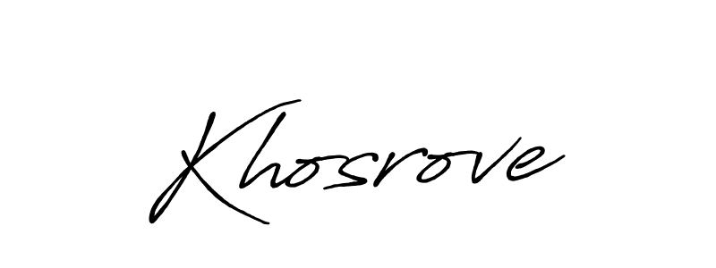 It looks lik you need a new signature style for name Khosrove. Design unique handwritten (Antro_Vectra_Bolder) signature with our free signature maker in just a few clicks. Khosrove signature style 7 images and pictures png