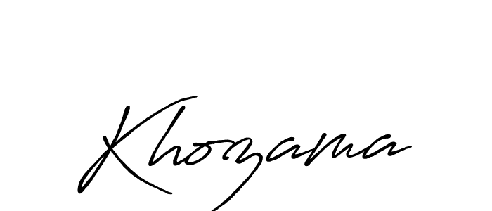 It looks lik you need a new signature style for name Khozama. Design unique handwritten (Antro_Vectra_Bolder) signature with our free signature maker in just a few clicks. Khozama signature style 7 images and pictures png