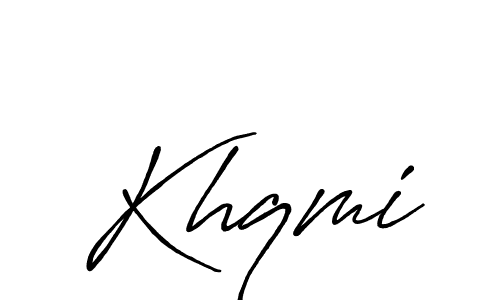 Also we have Khqmi name is the best signature style. Create professional handwritten signature collection using Antro_Vectra_Bolder autograph style. Khqmi signature style 7 images and pictures png