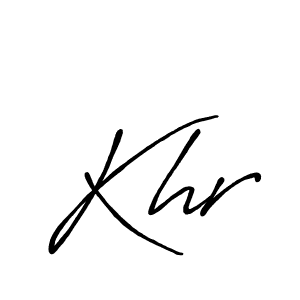 Also You can easily find your signature by using the search form. We will create Khr name handwritten signature images for you free of cost using Antro_Vectra_Bolder sign style. Khr signature style 7 images and pictures png
