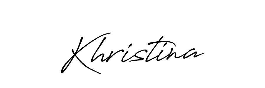 Make a short Khristina signature style. Manage your documents anywhere anytime using Antro_Vectra_Bolder. Create and add eSignatures, submit forms, share and send files easily. Khristina signature style 7 images and pictures png