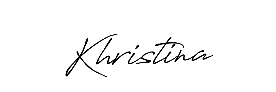 Once you've used our free online signature maker to create your best signature Antro_Vectra_Bolder style, it's time to enjoy all of the benefits that Khristina name signing documents. Khristina signature style 7 images and pictures png