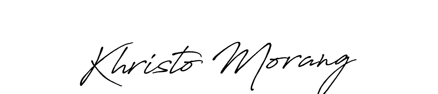 Also You can easily find your signature by using the search form. We will create Khristo Morang name handwritten signature images for you free of cost using Antro_Vectra_Bolder sign style. Khristo Morang signature style 7 images and pictures png