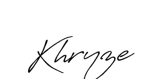 Best and Professional Signature Style for Khryze. Antro_Vectra_Bolder Best Signature Style Collection. Khryze signature style 7 images and pictures png