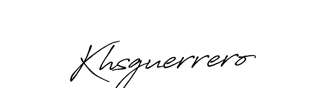 Best and Professional Signature Style for Khsguerrero. Antro_Vectra_Bolder Best Signature Style Collection. Khsguerrero signature style 7 images and pictures png