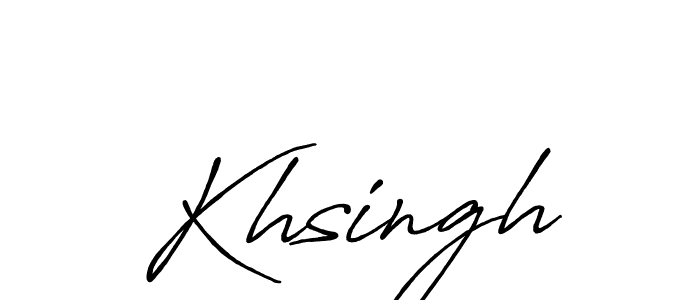 Also we have Khsingh name is the best signature style. Create professional handwritten signature collection using Antro_Vectra_Bolder autograph style. Khsingh signature style 7 images and pictures png