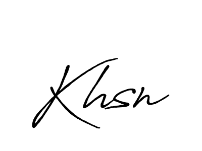 Similarly Antro_Vectra_Bolder is the best handwritten signature design. Signature creator online .You can use it as an online autograph creator for name Khsn. Khsn signature style 7 images and pictures png