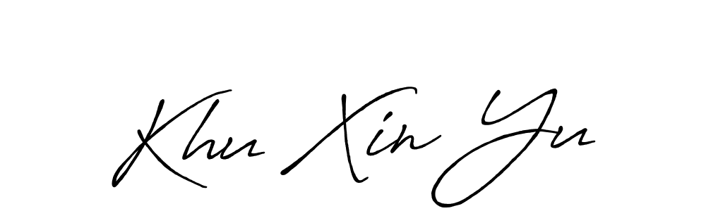 Make a short Khu Xin Yu signature style. Manage your documents anywhere anytime using Antro_Vectra_Bolder. Create and add eSignatures, submit forms, share and send files easily. Khu Xin Yu signature style 7 images and pictures png