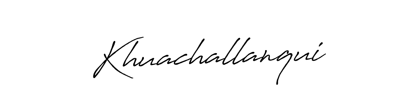 Here are the top 10 professional signature styles for the name Khuachallanqui. These are the best autograph styles you can use for your name. Khuachallanqui signature style 7 images and pictures png