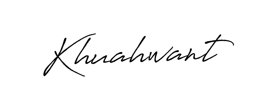 Similarly Antro_Vectra_Bolder is the best handwritten signature design. Signature creator online .You can use it as an online autograph creator for name Khuahwant. Khuahwant signature style 7 images and pictures png