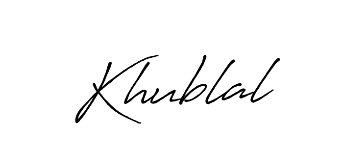 Once you've used our free online signature maker to create your best signature Antro_Vectra_Bolder style, it's time to enjoy all of the benefits that Khublal name signing documents. Khublal signature style 7 images and pictures png