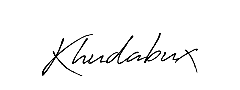 Make a beautiful signature design for name Khudabux. With this signature (Antro_Vectra_Bolder) style, you can create a handwritten signature for free. Khudabux signature style 7 images and pictures png