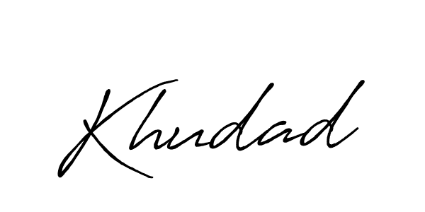 You should practise on your own different ways (Antro_Vectra_Bolder) to write your name (Khudad) in signature. don't let someone else do it for you. Khudad signature style 7 images and pictures png