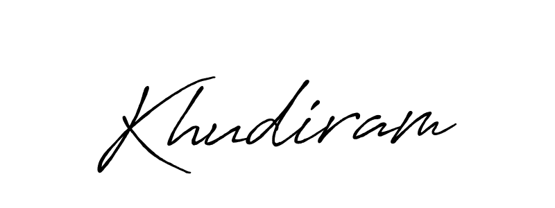 Use a signature maker to create a handwritten signature online. With this signature software, you can design (Antro_Vectra_Bolder) your own signature for name Khudiram. Khudiram signature style 7 images and pictures png