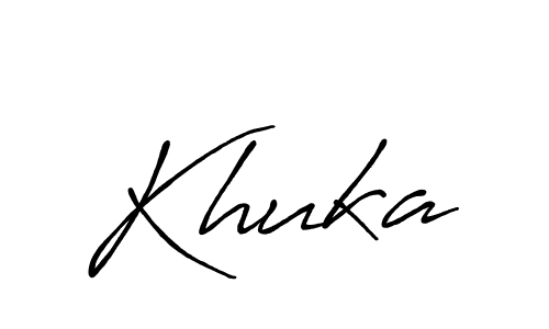 You should practise on your own different ways (Antro_Vectra_Bolder) to write your name (Khuka) in signature. don't let someone else do it for you. Khuka signature style 7 images and pictures png