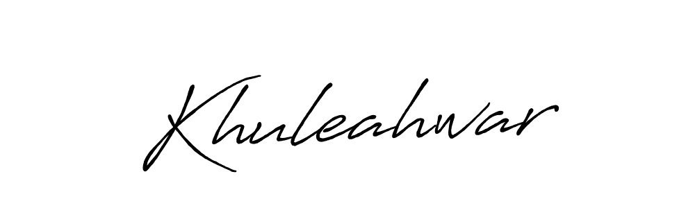 Antro_Vectra_Bolder is a professional signature style that is perfect for those who want to add a touch of class to their signature. It is also a great choice for those who want to make their signature more unique. Get Khuleahwar name to fancy signature for free. Khuleahwar signature style 7 images and pictures png
