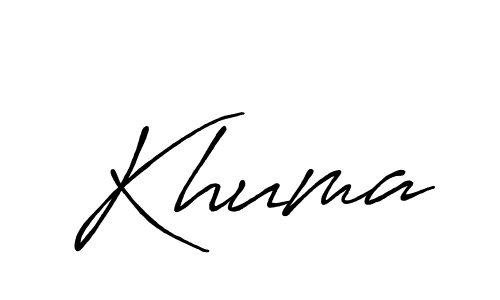 How to Draw Khuma signature style? Antro_Vectra_Bolder is a latest design signature styles for name Khuma. Khuma signature style 7 images and pictures png