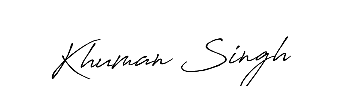 How to Draw Khuman Singh signature style? Antro_Vectra_Bolder is a latest design signature styles for name Khuman Singh. Khuman Singh signature style 7 images and pictures png