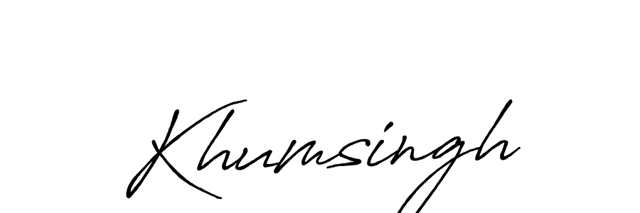 Make a short Khumsingh signature style. Manage your documents anywhere anytime using Antro_Vectra_Bolder. Create and add eSignatures, submit forms, share and send files easily. Khumsingh signature style 7 images and pictures png