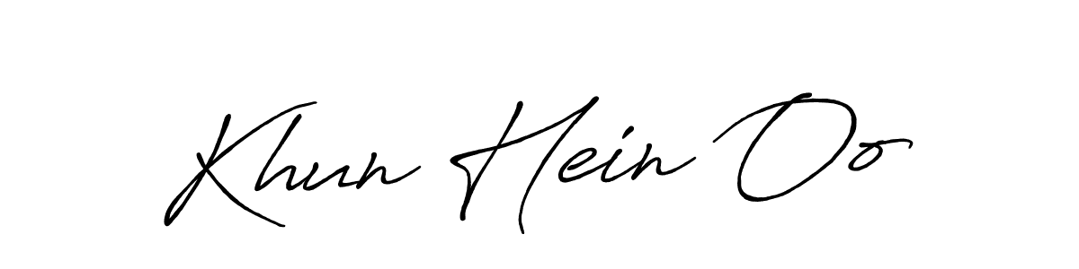 Also You can easily find your signature by using the search form. We will create Khun Hein Oo name handwritten signature images for you free of cost using Antro_Vectra_Bolder sign style. Khun Hein Oo signature style 7 images and pictures png