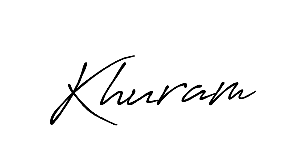 Similarly Antro_Vectra_Bolder is the best handwritten signature design. Signature creator online .You can use it as an online autograph creator for name Khuram. Khuram signature style 7 images and pictures png
