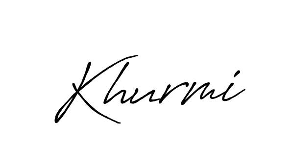Khurmi stylish signature style. Best Handwritten Sign (Antro_Vectra_Bolder) for my name. Handwritten Signature Collection Ideas for my name Khurmi. Khurmi signature style 7 images and pictures png