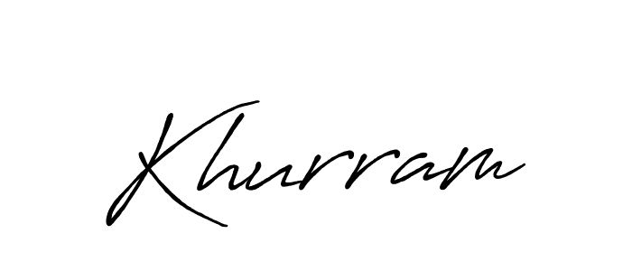 Also You can easily find your signature by using the search form. We will create Khurram name handwritten signature images for you free of cost using Antro_Vectra_Bolder sign style. Khurram signature style 7 images and pictures png